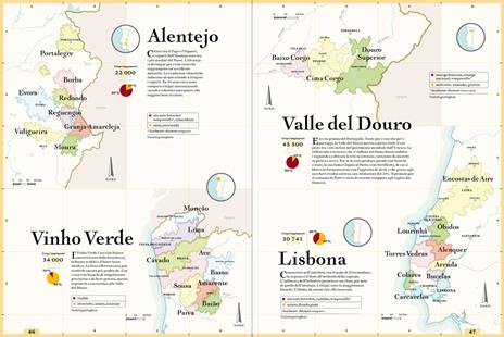 Le carte del vino. Atlante dei vigneti del mondo. Ediz. a colori - Jules Gaubert-Turpin,Adrien Grant Smith Bianchi - 2