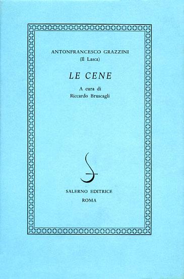 Le cene - Antonfrancesco Grazzini - copertina