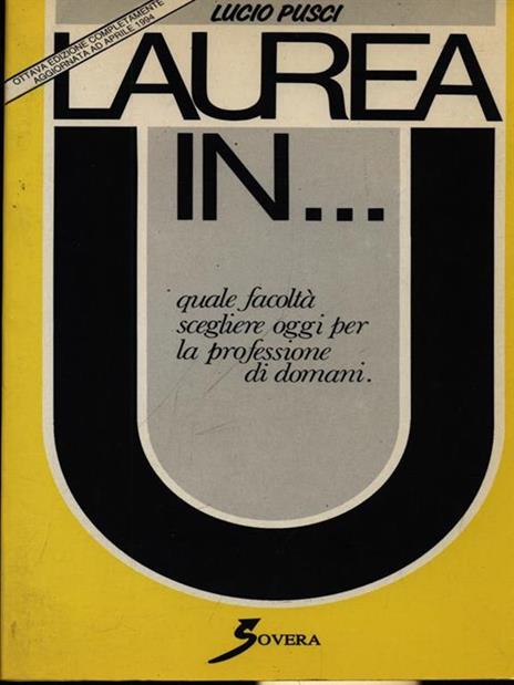 Laurea in... '97 - Lucio Pusci - copertina