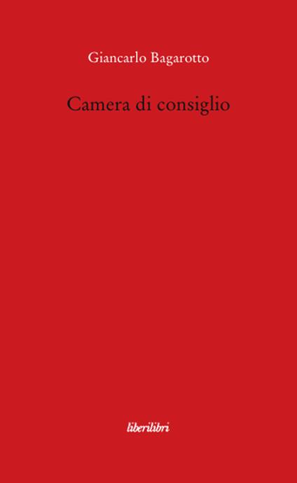 Camera di consiglio - Giancarlo Bagarotto - copertina
