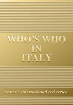 Who's who in Italy 2008. Gold edition