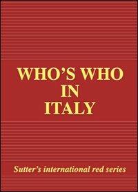 Who's who in Italy 2009 - copertina
