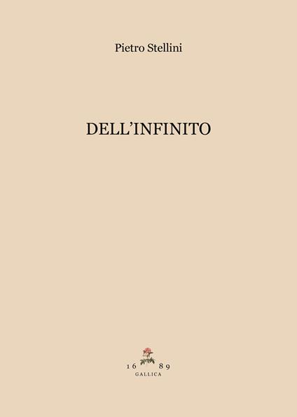 Dell'infinito - Pietro Stellini - copertina