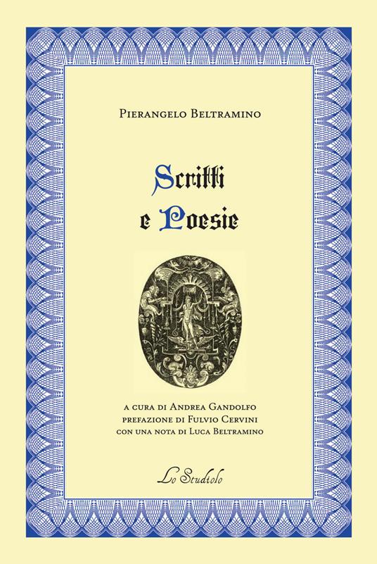 Scritti e poesie - Pierangelo Beltramino - copertina