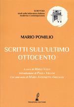 Scritti sull'ultimo Ottocento