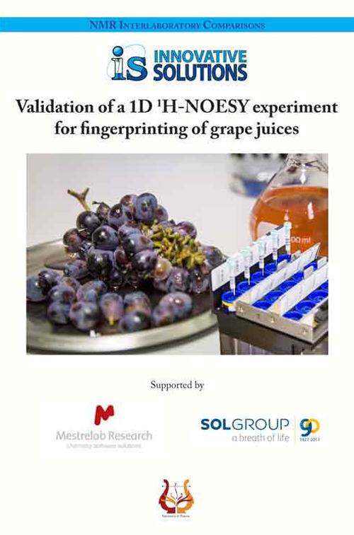 Validation of a 1D 1H-NOESY experiment for fingerprinting of grape juices - copertina