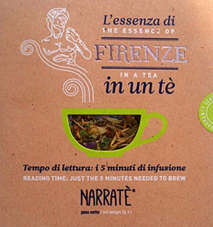 L'essenza di Firenze in un tè. Tempo di lettura: i 5 minuti di infusione-The essence of Florence in a tea. Reading time: just the 5 minutes needed to brew. Ediz. bilingue. Con tea bag - Cristina Giuntini - copertina