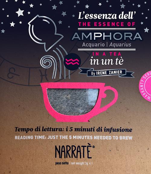 L'essenza dell'Acquario in un tè-The essence of the Aquarius in a tea. Tempo di lettura: i 5 minuti di infusione. Ediz. bilingue. Con tea bag - Irene Zanier - copertina