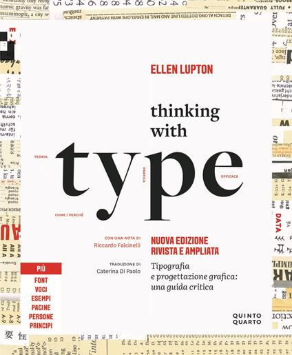 Thinking with type. Tipografia e progettazione grafica: una guida critica. Nuova ediz. - Ellen Lupton - copertina