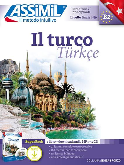 Il turco. Con MP3 in download. Con 4 CD-Audio - Dominique Halbout,Gonen Guzey - copertina