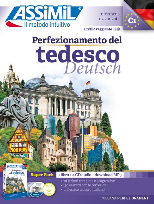 Perfezionamento del tedesco. Con file MP3. Con 4 CD-Audio - Volker Eismann - copertina