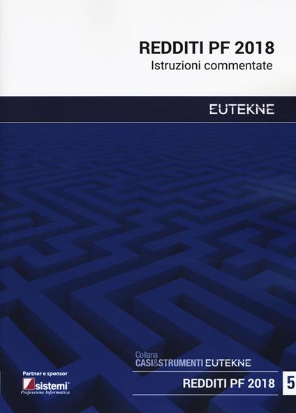 Redditi PF 2018. Istruzioni commentate - copertina