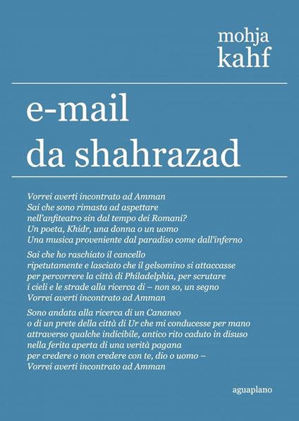 E-mail da Shahrazad - Mohja Kahf - copertina