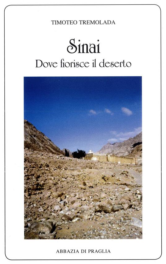 Sinai, dove fiorisce il deserto - Timoteo Tremolada - copertina