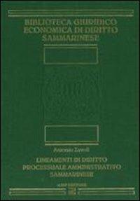 Lineamenti di diritto processuale amministrativo sammarinese - Antonio Zavoli - copertina