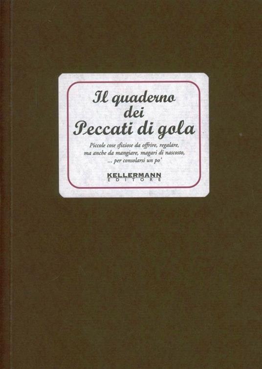 Il quaderno dei peccati di gola - Francesca Bulgarini - copertina