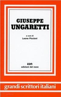 Giuseppe Ungaretti - Leone Piccioni - copertina