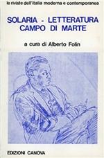 Solaria «Letteratura» «Campo di Marte»