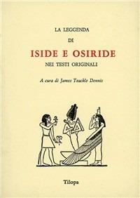 La leggenda di Iside e Osiride - copertina