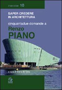 Cinquantadue domande a Renzo Piano - copertina