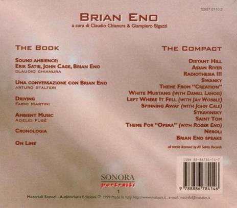 Sonora Portraits 1 - CD Audio di Brian Eno - 2