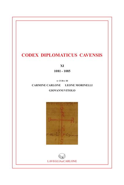 Codex diplomaticus Cavenis, XI (1081-1085) - copertina