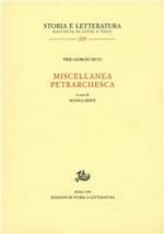 Miscellanea petrarchesca