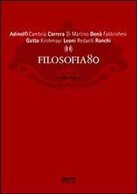 Filosofia80. Con DVD - copertina