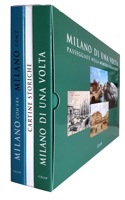 Milano di una volta-Milano com'era com'è. Con cartine storiche - copertina