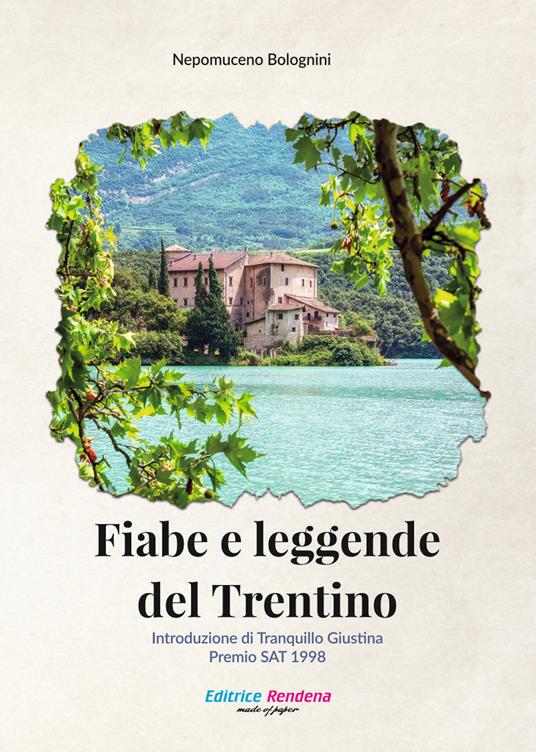 Fiabe e leggende del Trentino - Nepomuceno Bolognini - copertina