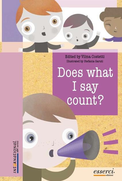 Does what I say count? Ed. inglese - Vilma Costetti - copertina