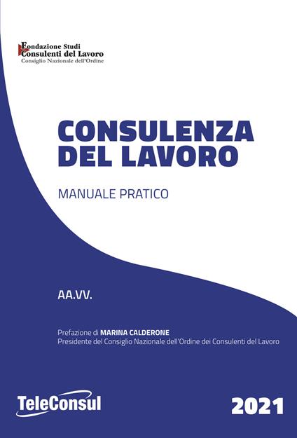 Consulenza del lavoro. Manuale pratico - copertina