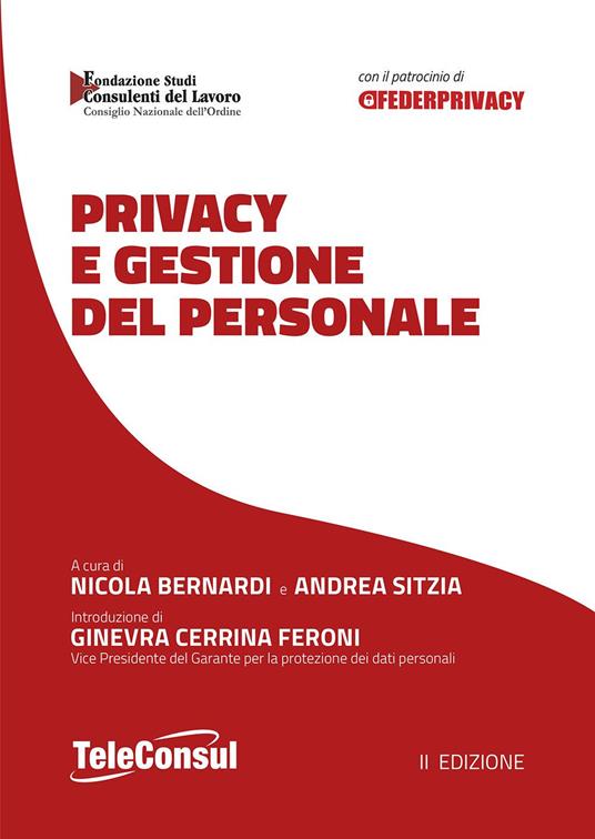 Privacy e gestione del personale - copertina