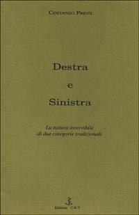 Destra e sinistra. La natura inservibile di due categorie tradizionali - Costanzo Preve - copertina