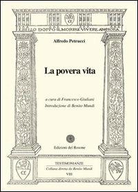 La povera vita - Alfredo Petrucci - copertina