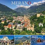  Meran Merano 2023. Postkartenkalender/calendario cartoline da tavolo orizzontali. Ediz. multilingue