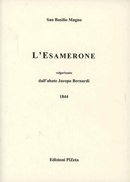 L' esamerone - Basilio (san) - copertina