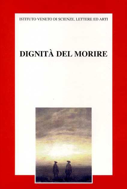 La dignità del morire. Atti del Convegno - copertina