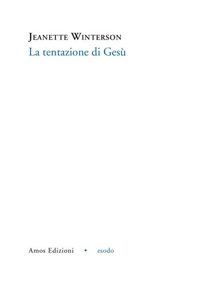 La tentazione di Gesù - Jeanette Winterson - copertina