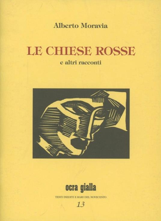 Le chiese rosse e altri racconti - Alberto Moravia - copertina