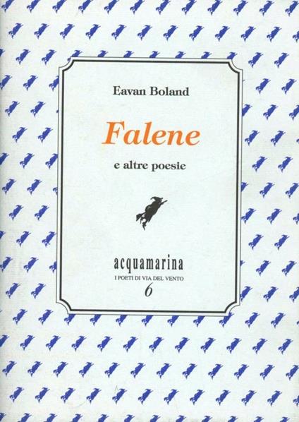 Falene e altre poesie - Eavan Boland - copertina