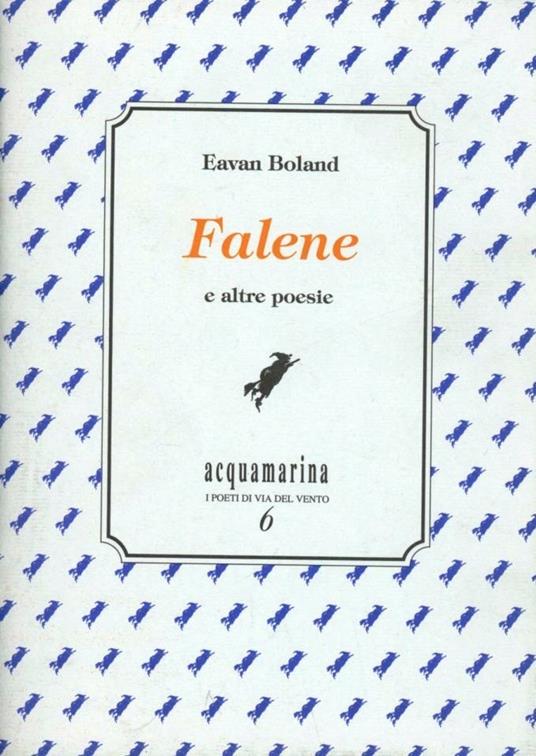 Falene e altre poesie - Eavan Boland - copertina