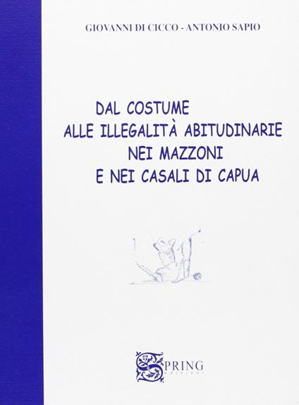 Dal costume alle illegalità abitudinarie nei mazzoni e nei casali di Capua - Giovanni Di Cicco,Antonio Sapio - copertina