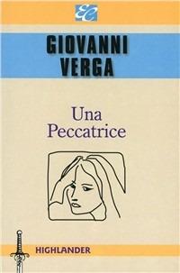 Una peccatrice - Giovanni Verga - copertina