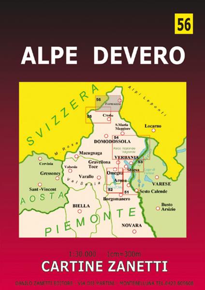 Alpe Dèvero 1:30.000 - copertina