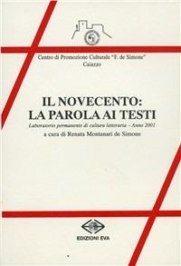 Il Novecento: la parola ai testi - copertina