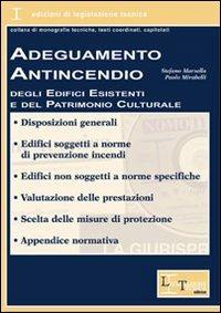 Adeguamento antincendio degli edifici esistenti e del patrimonio culturale - Stefano Marsella,Paolo Mirabelli - copertina