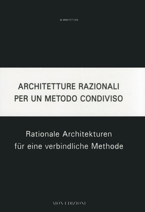 Architetture razionali per un metodo condiviso - copertina