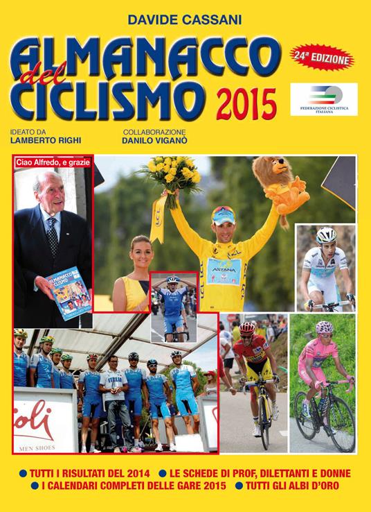 Almanacco del ciclismo 2015 - Davide Cassani - copertina