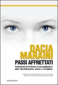 Passi affrettati - Dacia Maraini - copertina